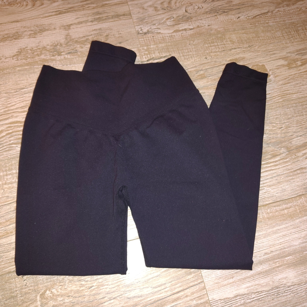 Elegant Black High-Rise Leggings